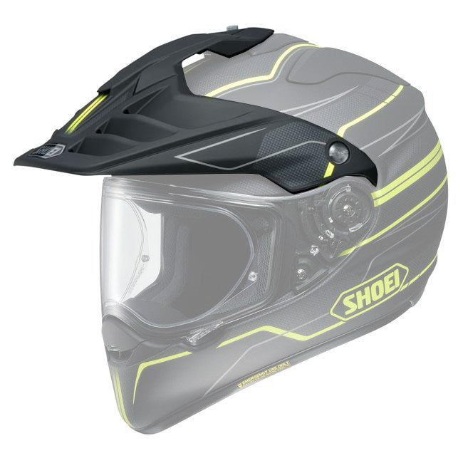 Shoei Replacement Peak for Hornet ADV Helmet Navigate TC-3 Hi-Vis