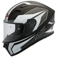 SMK Stellar Dynamo Matte Black/White/Grey MA216 Helmet - EasyR