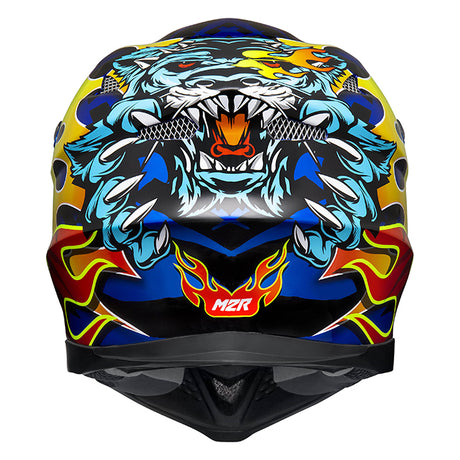 M2R X4.5 Main Event PC-2 Blue/Red/Yellow Helmet - EasyR