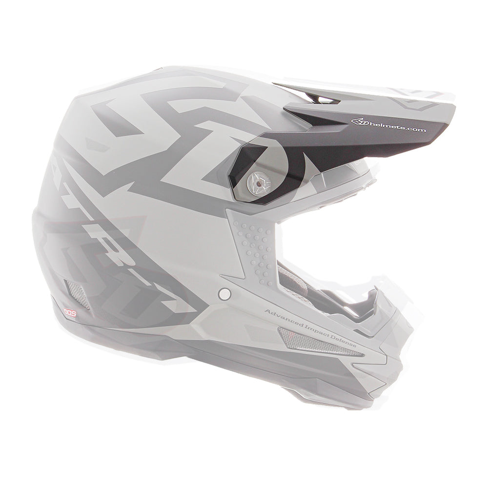 6D Replacement Peak for ATR-1 Helmet Switch Grey/Black