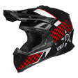 M2R X2 Unit Racing PC-1 Gloss Red Helmet - EasyR