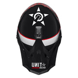 M2R X2 Unit Racing PC-1 Gloss Red Helmet - EasyR