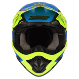 M2R EXO Unit Protech PC-2F Matte Blue/Hi-Vis Yellow Helmet