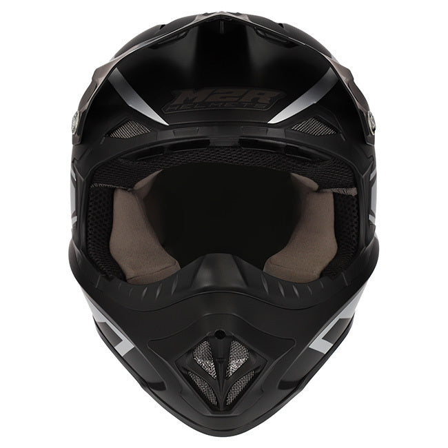 M2R EXO Unit Protech PC-5F Matte Grey/Silver/Black Helmet