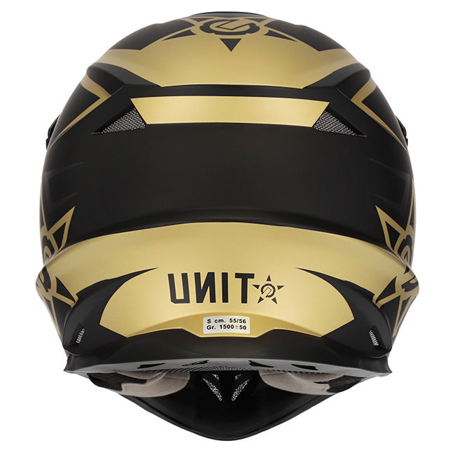 M2R EXO Unit Protech PC-9F Matte Gold/Black Helmet