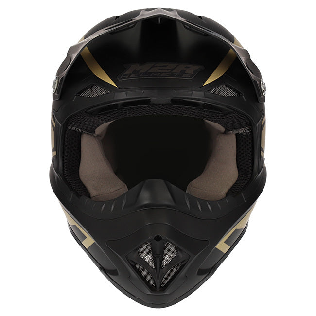 M2R EXO Unit Protech PC-9F Matte Gold/Black Helmet