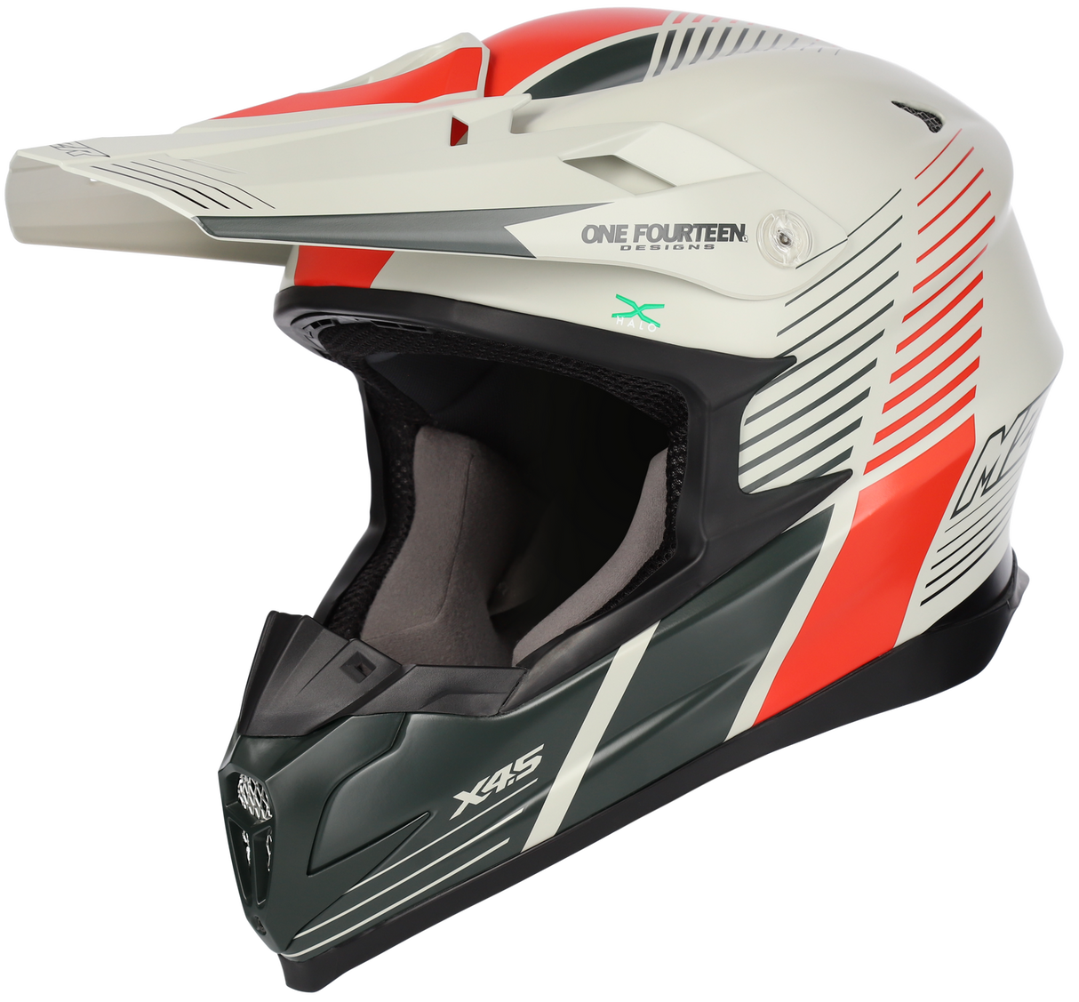 M2R X4.5 Spectrum PC-1F Matte Red Helmet