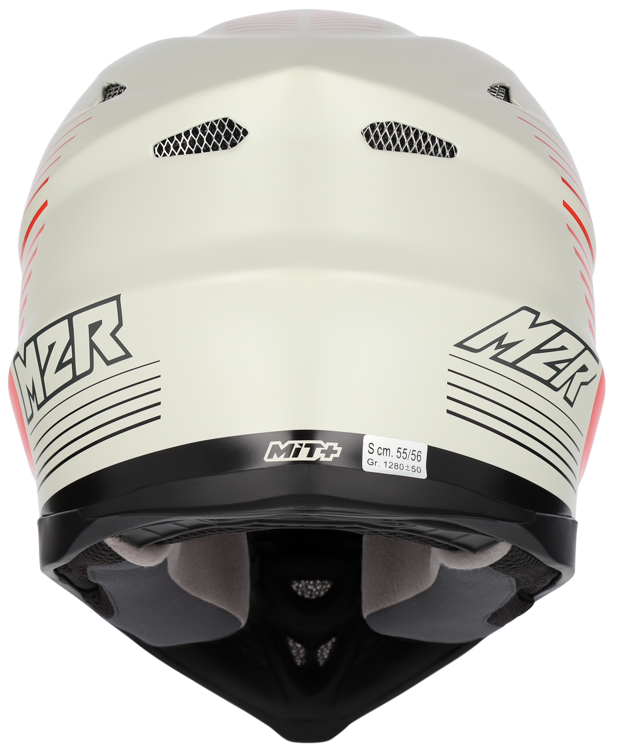 M2R X4.5 Spectrum PC-1F Matte Red Helmet