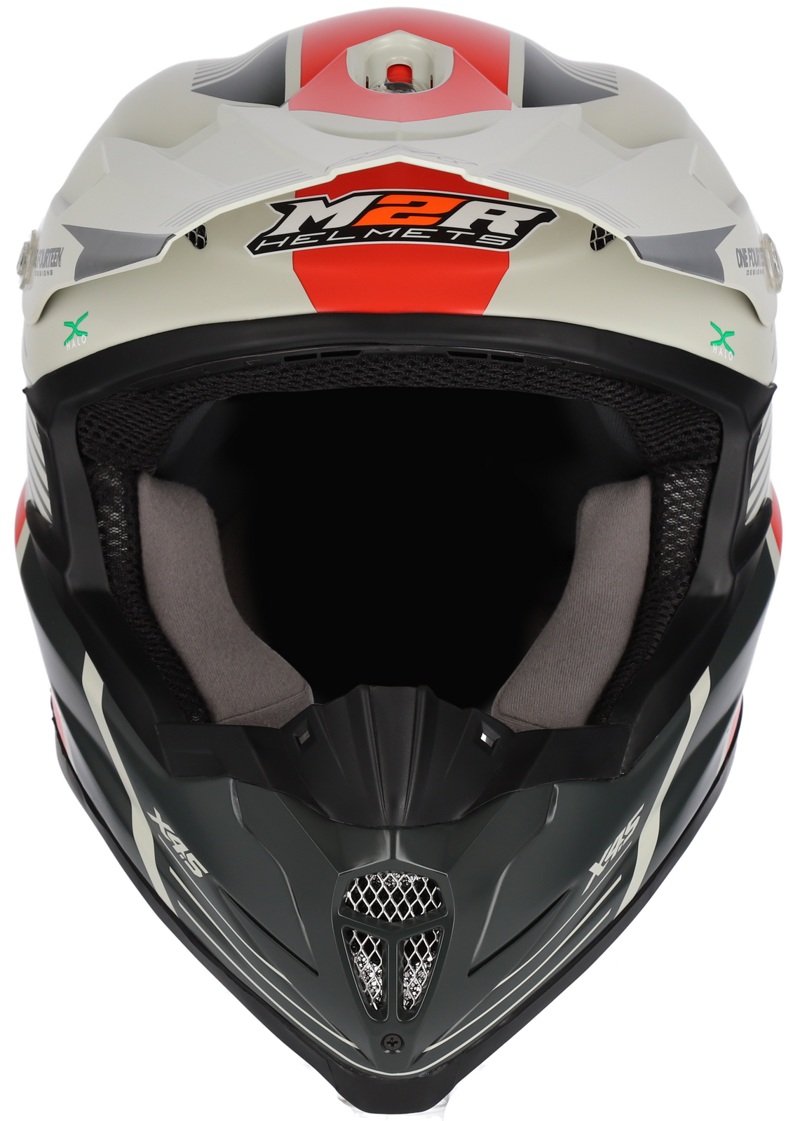 M2R X4.5 Spectrum PC-1F Matte Red Helmet