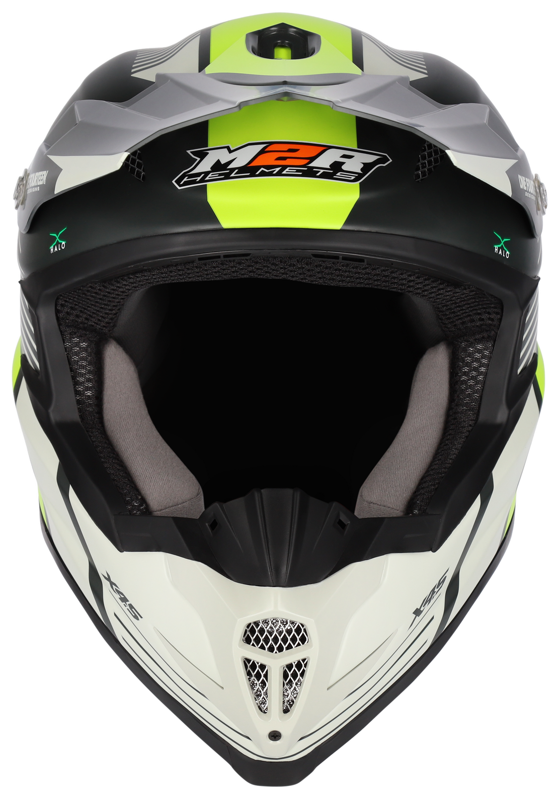 M2R X4.5 Spectrum PC-3F Matte Hi-Vis Helmet - EasyR