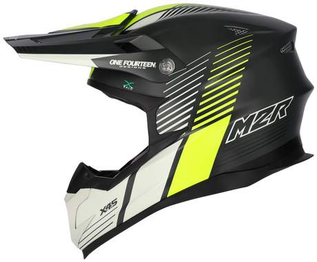 M2R X4.5 Spectrum PC-3F Matte Hi-Vis Helmet - EasyR