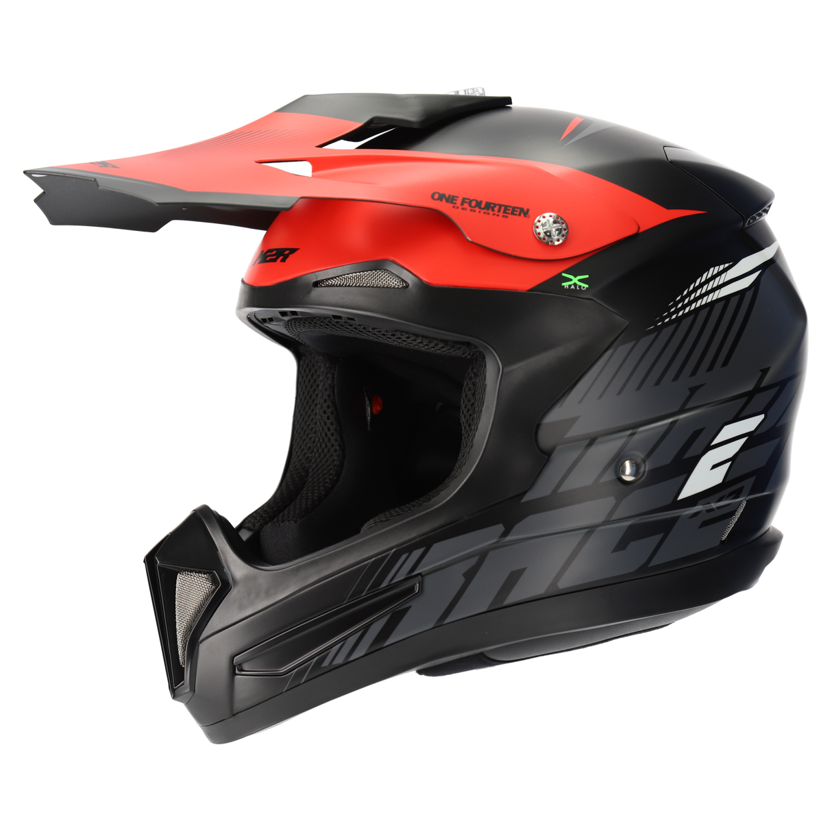 M2R X3 Origin PC-1F Matte Red Helmet