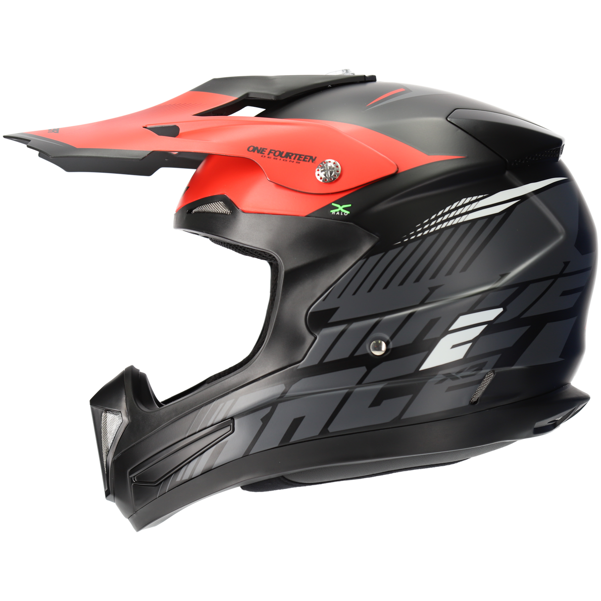 M2R X3 Origin PC-1F Matte Red Helmet