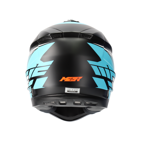 M2R X3 Origin PC-2F Matte Blue Helmet - EasyR