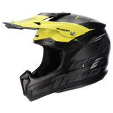 M2R X3 Origin PC-3F Matte Yellow Helmet - EasyR