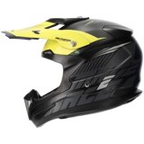 M2R X3 Origin PC-3F Matte Yellow Helmet - EasyR