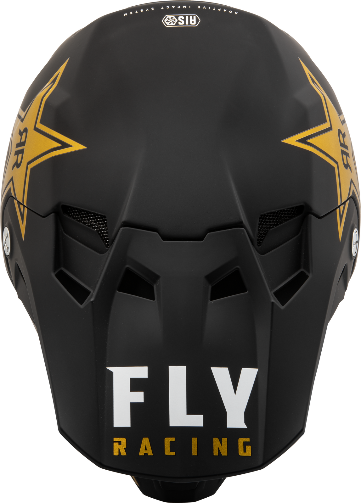 FLY 2023 Formula CC Rockstar Matte Black/Gold Helmet - EasyR