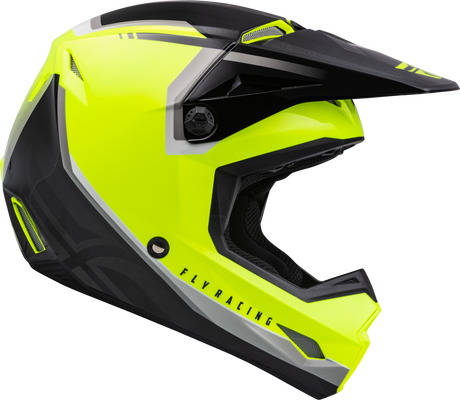 FLY 2023 Kinetic Vision Hi-Vis/Black Helmet - EasyR