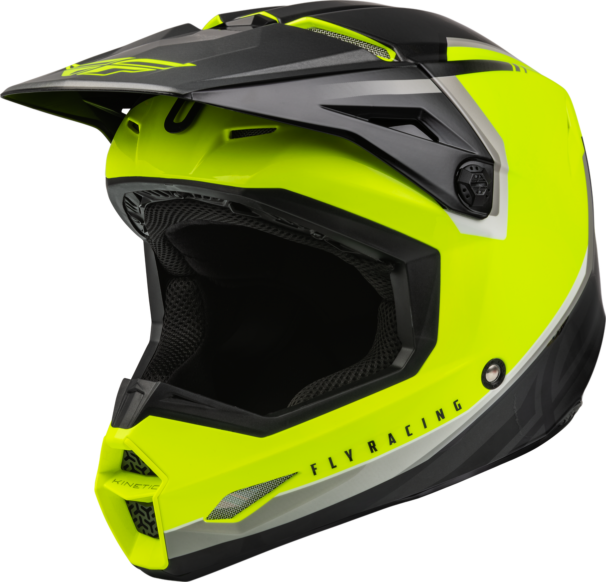 FLY 2023 Kinetic Vision Hi-Vis/Black Helmet - EasyR