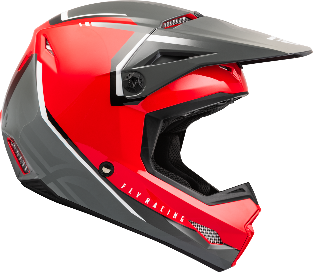 FLY 2023 Kinetic Vision Red/Grey Helmet - EasyR