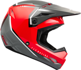 FLY 2023 Kinetic Vision Red/Grey Helmet - EasyR