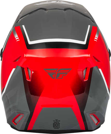 FLY 2023 Kinetic Vision Red/Grey Helmet - EasyR