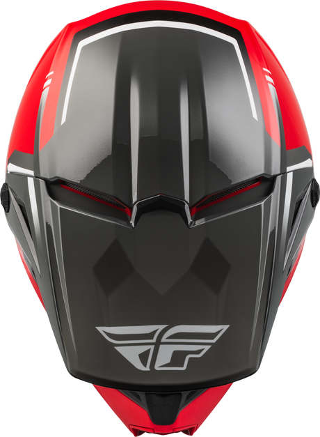 FLY 2023 Kinetic Vision Red/Grey Helmet - EasyR