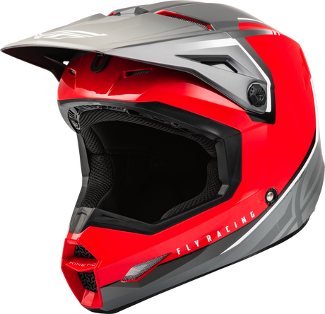 FLY 2023 Kinetic Vision Red/Grey Helmet - EasyR