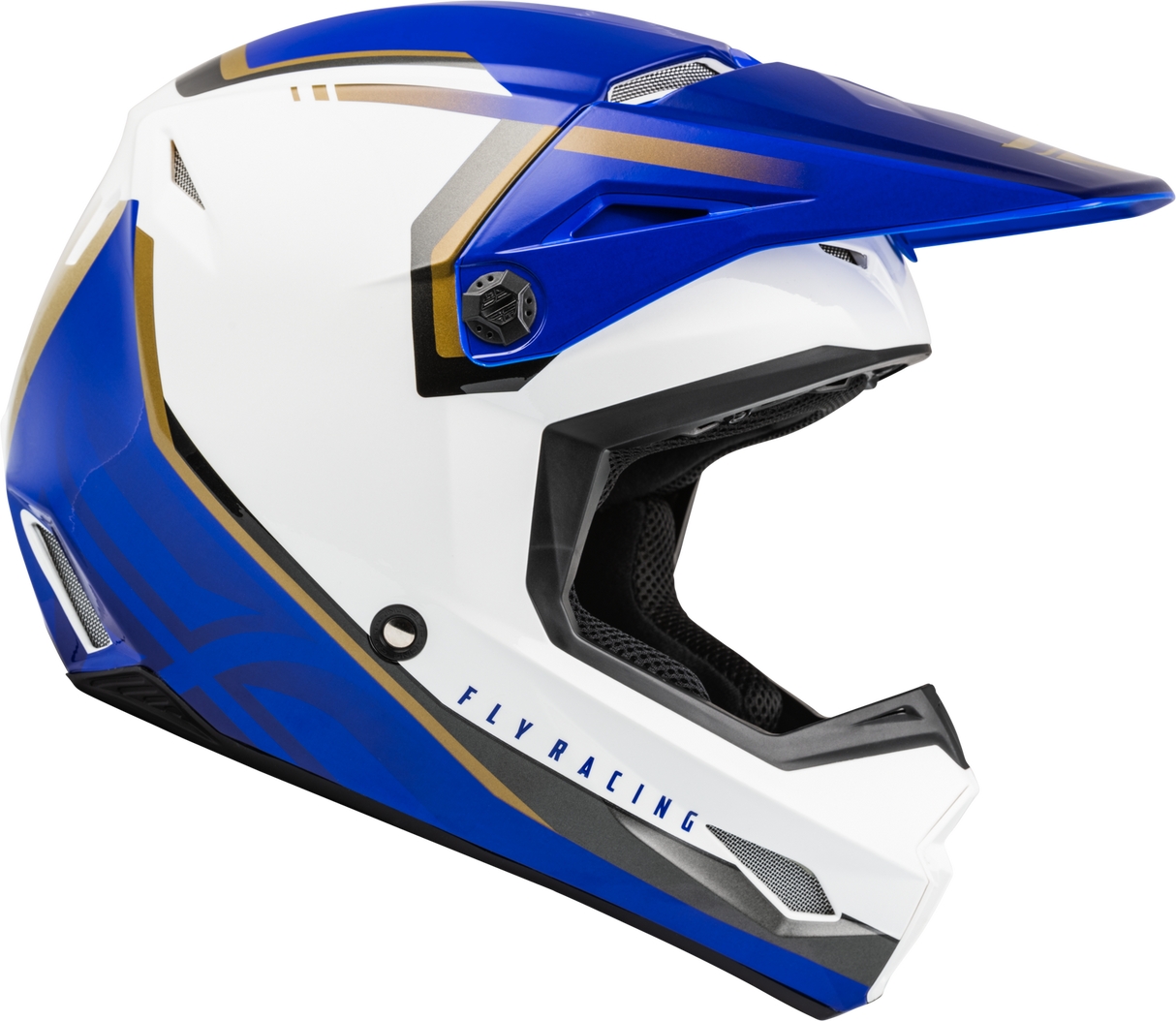 FLY 2023 Kinetic Vision White/Blue Helmet