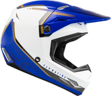 FLY 2023 Kinetic Vision White/Blue Helmet