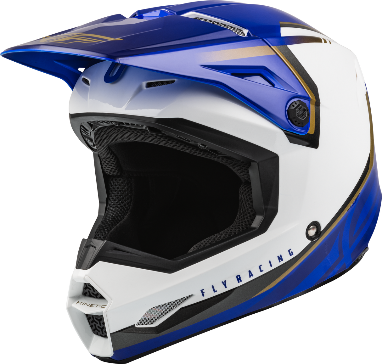 FLY 2023 Kinetic Vision White/Blue Helmet