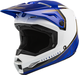 FLY 2023 Kinetic Vision White/Blue Helmet