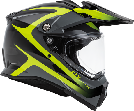 FLY 2023 Trekker Pulse Black/Hi-Vis Helmet - EasyR