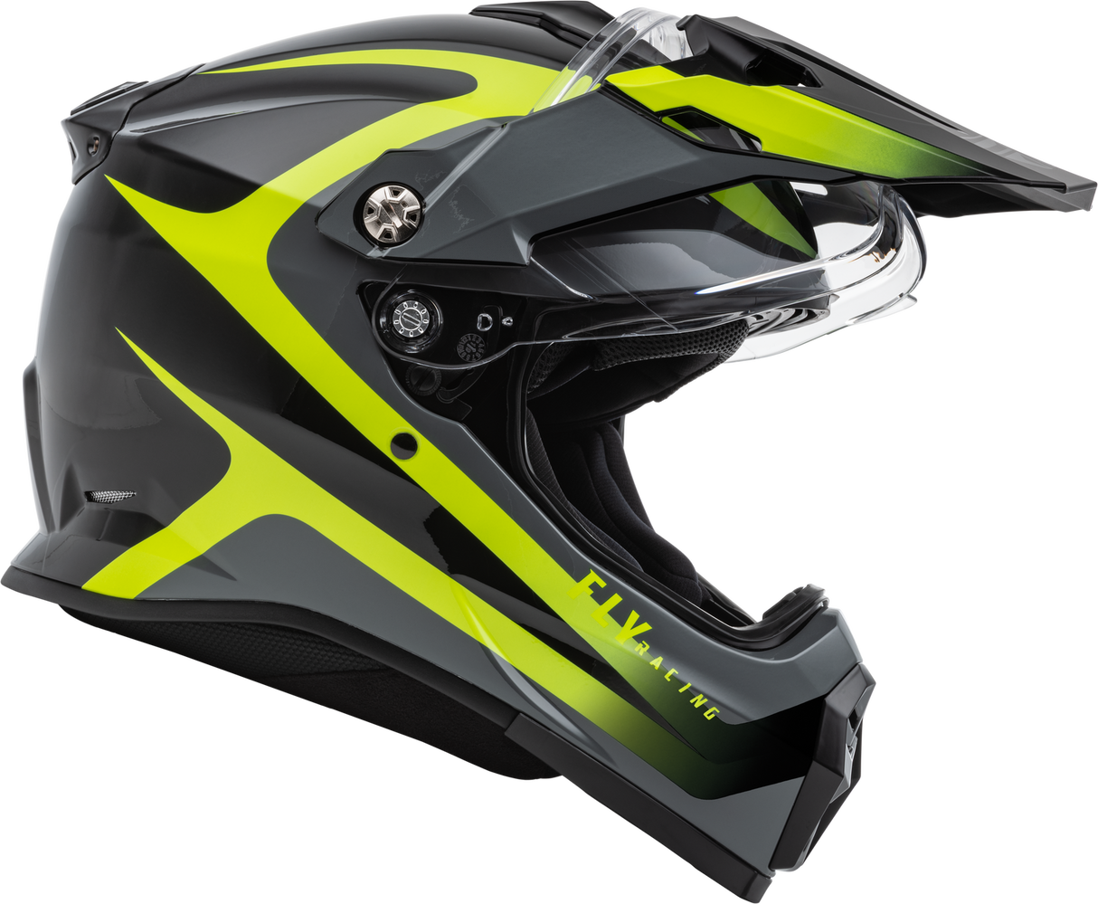 FLY 2023 Trekker Pulse Black/Hi-Vis Helmet - EasyR