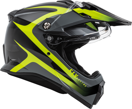 FLY 2023 Trekker Pulse Black/Hi-Vis Helmet - EasyR