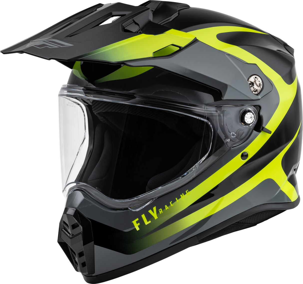 FLY 2023 Trekker Pulse Black/Hi-Vis Helmet - EasyR