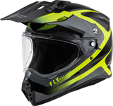 FLY 2023 Trekker Pulse Black/Hi-Vis Helmet - EasyR