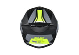 SMK Gullwing Kresto Matte Black/Grey/Yellow MA264 Modular Helmet - EasyR