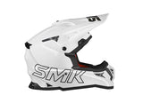 SMK Allterra Solid Gloss White GL120 Helmet [XL] [INTERNAL]