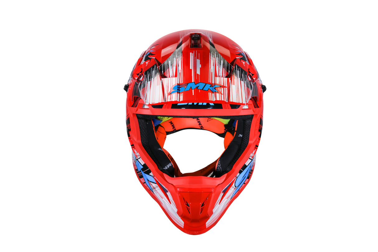 SMK Allterra Smiley Red/White/Blue GL315 Helmet