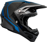 FLY 2023 Formula Carbon Tracer Blue/Black Helmet - EasyR