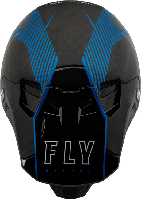 FLY 2023 Formula Carbon Tracer Blue/Black Helmet - EasyR