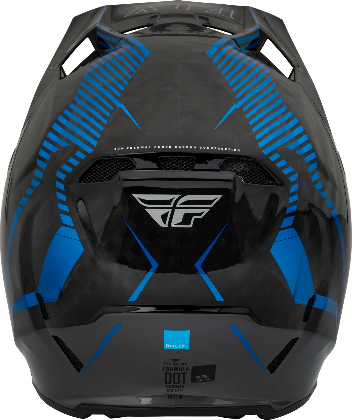 FLY 2023 Formula Carbon Tracer Blue/Black Helmet - EasyR