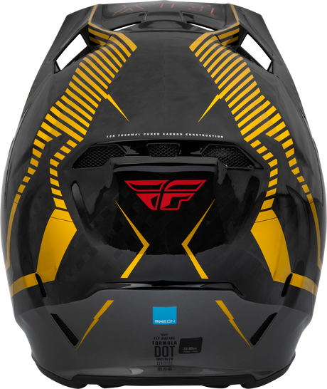 FLY 2023 Formula Carbon Tracer Gold/Black Helmet - EasyR