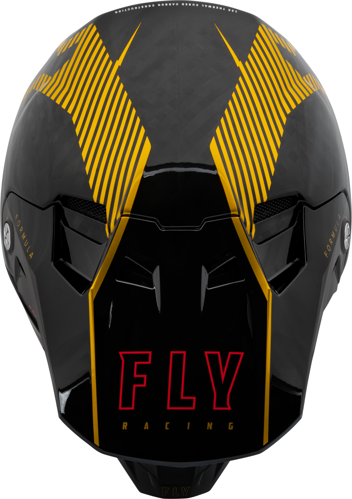 FLY 2023 Formula Carbon Tracer Gold/Black Helmet - EasyR