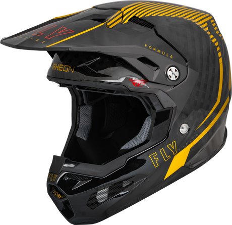 FLY 2023 Formula Carbon Tracer Gold/Black Helmet - EasyR