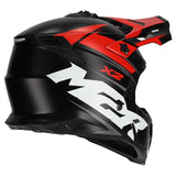 M2R X2 Charger PC-1F Matte Red Helmet - EasyR