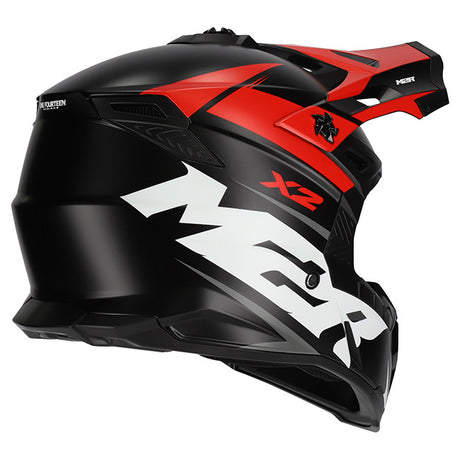 M2R X2 Charger PC-1F Matte Red Helmet - EasyR