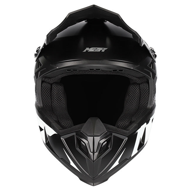 M2R X2 Charger PC-5F Matte Silver Helmet - EasyR