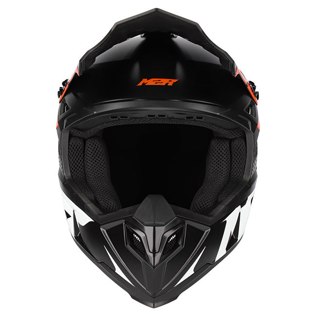 M2R X2 Charger PC-8F Matte Orange Helmet - EasyR